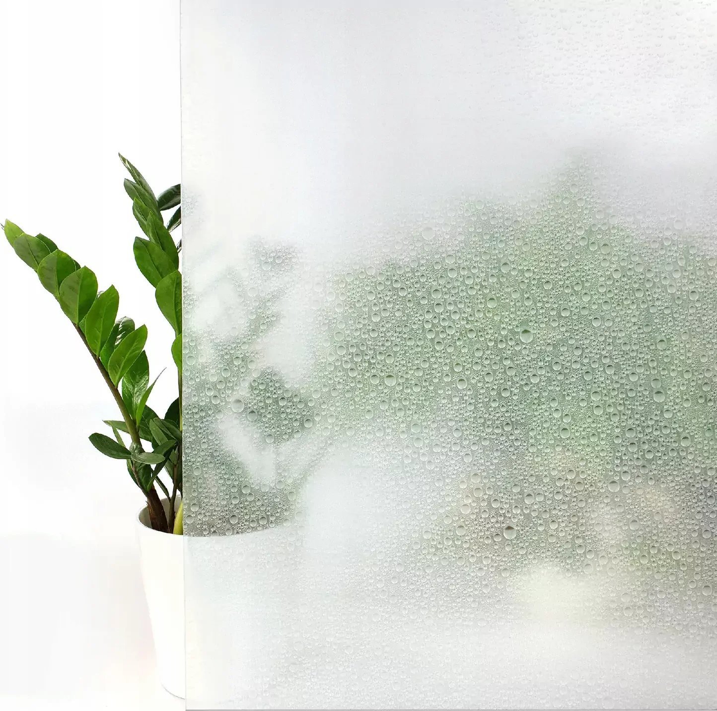 Gekkofix Folia Okienna Samoprzylepna Krople Białe Na Meble Drzwi Szyby 45x100