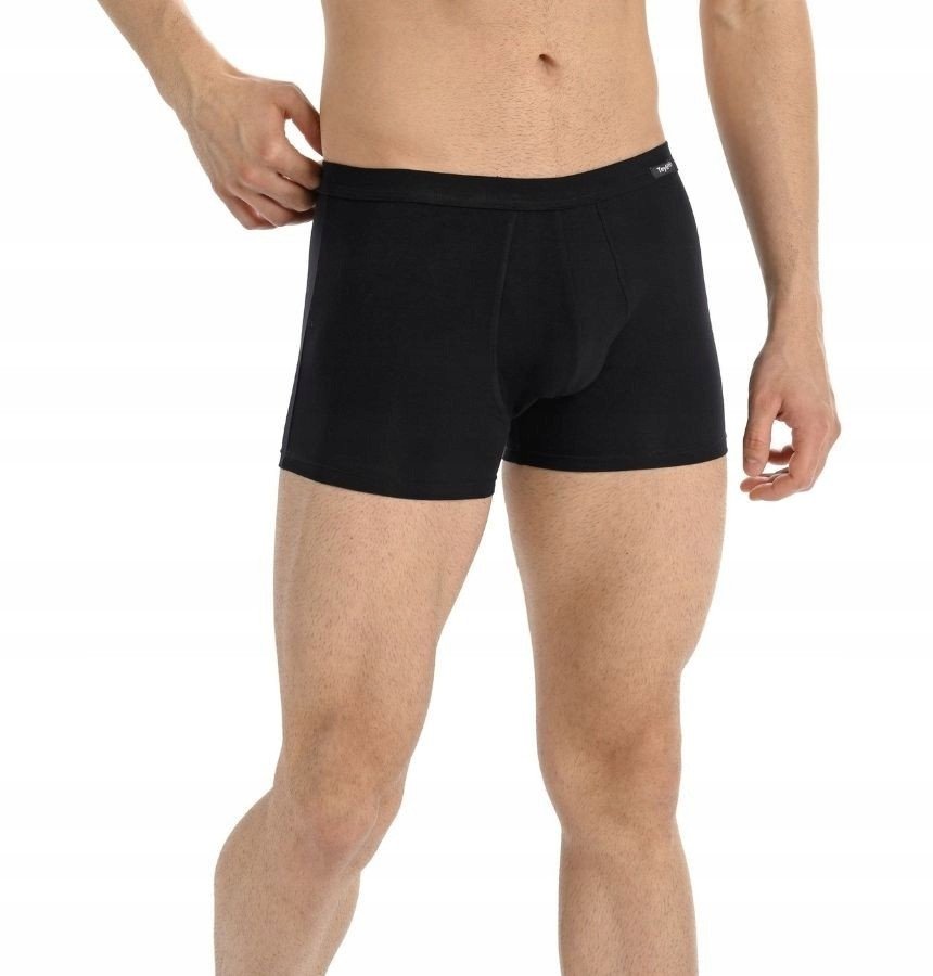 Zestaw męski bokserki i podkoszulek Deli czarny Czarny 3XL