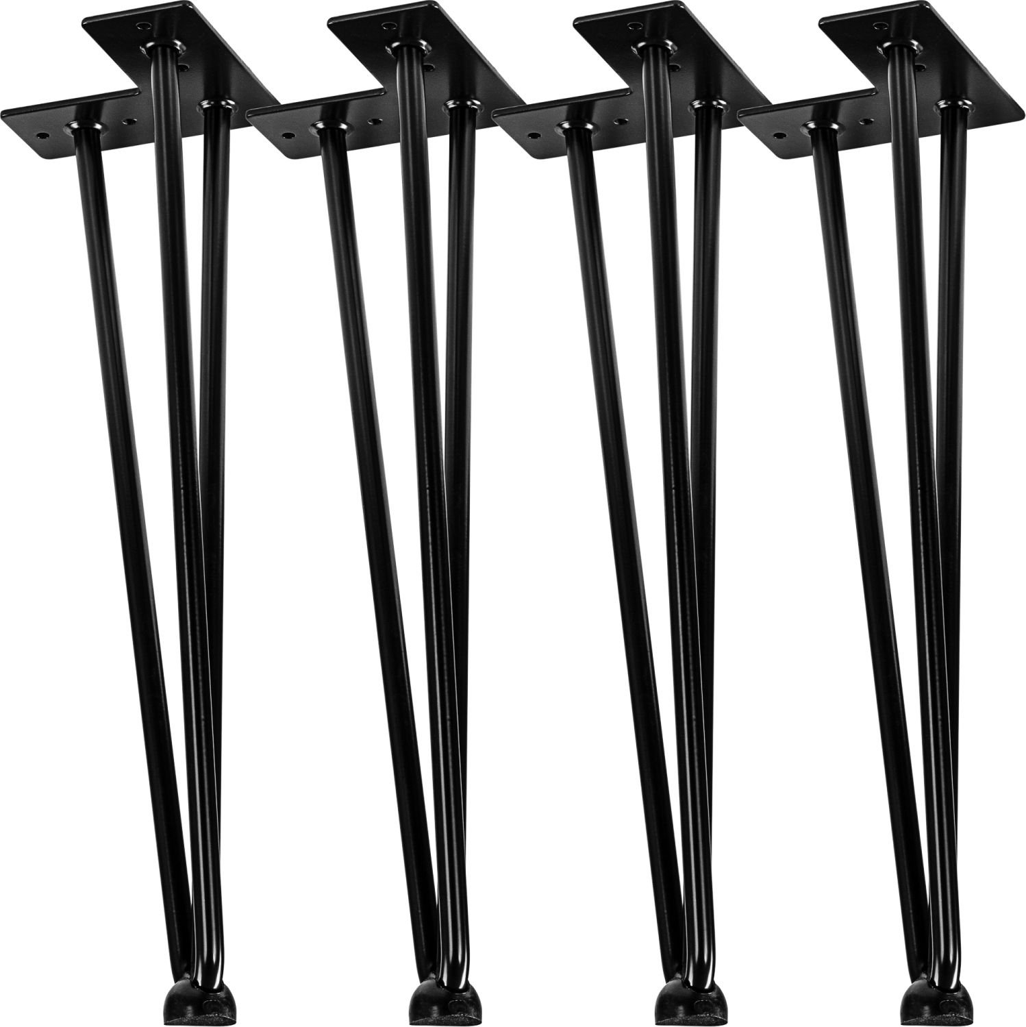 Stilista 4x METALOWE NOGI STOŁU HAIRPIN LEGS 40 CM 3 PRĘTY Unw