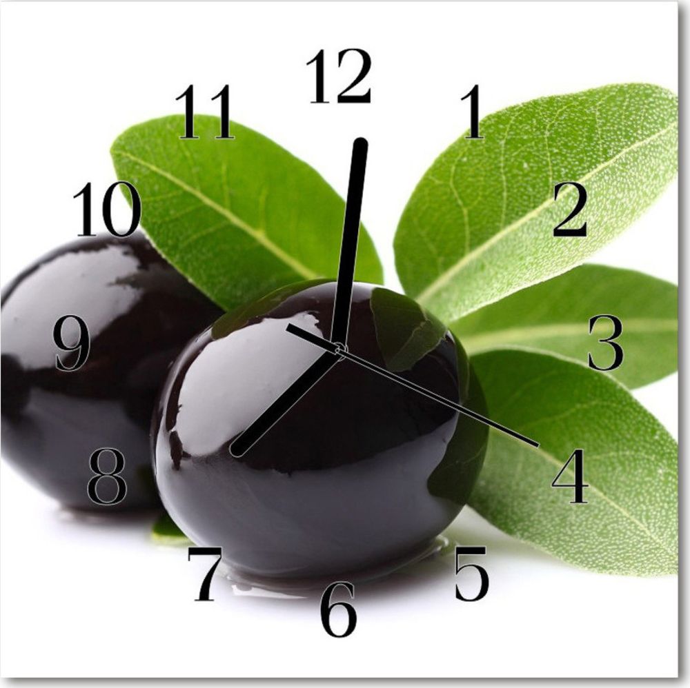 Tulup Zegar ścienny kwadrat Oliwki 30x30 cm -189641201