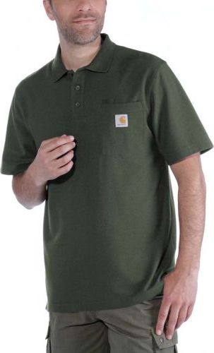 Carhartt Koszulka Carhartt Polo Contractor's Work Pocket moss