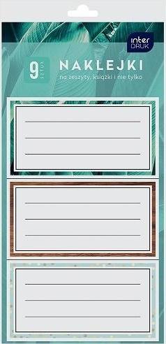 Interdruk Naklejki na zeszyt Trendy 9 naklejek