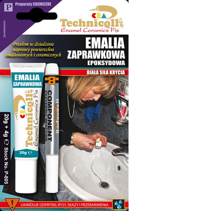 Technicqll Emalia zaprawkowa epoksydowa 20g+4g na blistrze (P-805)