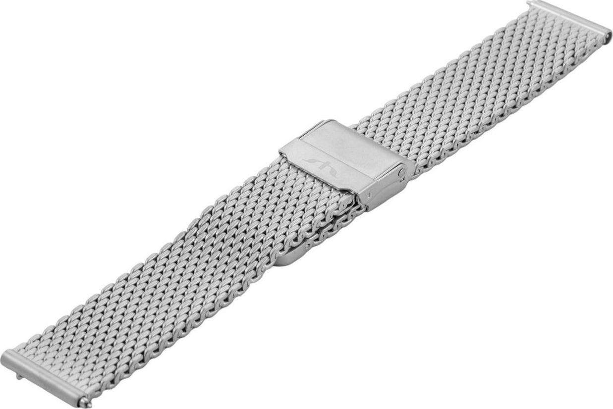 Bisset Bransoleta stalowa do zegarka 20 mm Bisset BM-102/20 Silver Mat uniwersalny