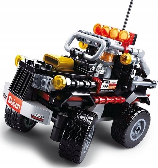 Gazelo Klocki Sluban Klub Moto Terenówka czarna 158el. 122669 GAZELO