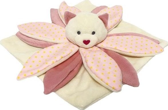 TULILO - MILUŚ MIŚRÓŻOWY Z SERDUSZKOWYM NOSKIEM 25X25CM