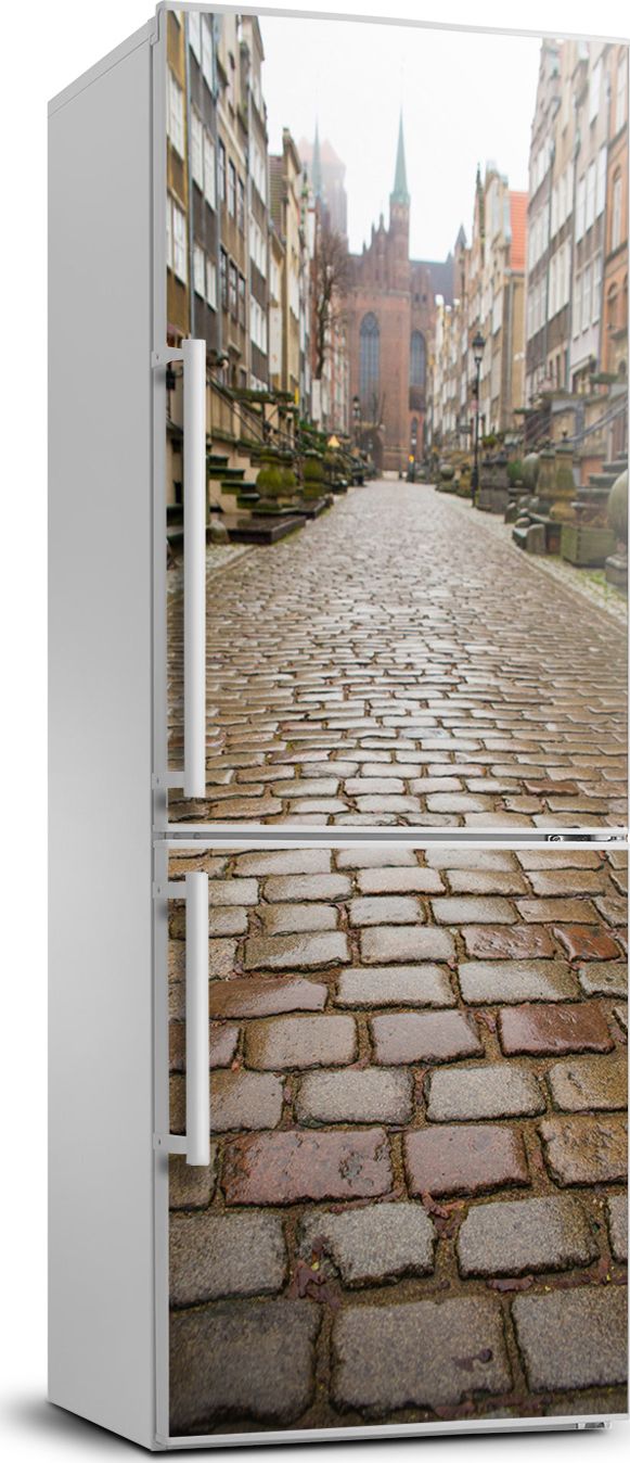 Tulup Naklejka samoprzylepna na lodówkę 60x180 cm Gdańsk Polska