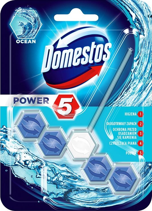 Domestos DOMESTOS_Power 5 kostka toaletowa Ocean 55g
