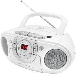 BOOMBOX SOUNDMASTER SCD5100WE FM, CD/CD-R/RW, KASETA, SIECIOWO-BATERYJNY, AUX-IN