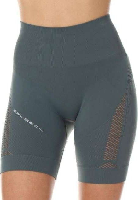 Brubeck LB10440 Legginsy damskie GYM z krótką nogawką zielony L