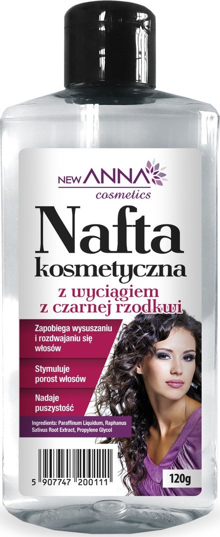 Anna Cosmetics Nafta Kosmetyczna z Wyciągiem z Czarnej Rzodkwi 120g