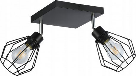 Lampa wisząca Candellux Sufitowa, wisząca lampa LED E27 - loftowa (brylant x2)