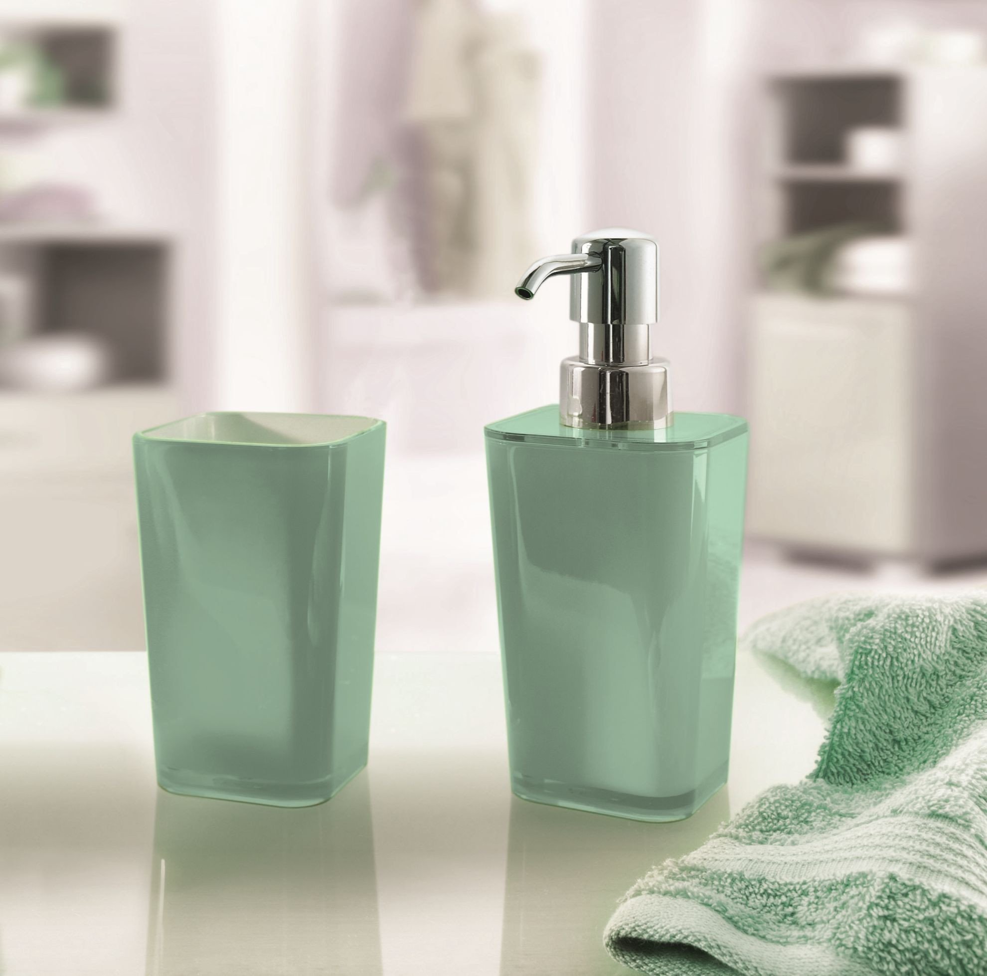 Dozownik do mydła Kleine Wolke Kleine Wolke Easy Dozownik do mydła zielony