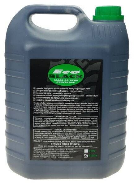 Farba czernidło do opon - koncentrat (5 L) - Eco-Black