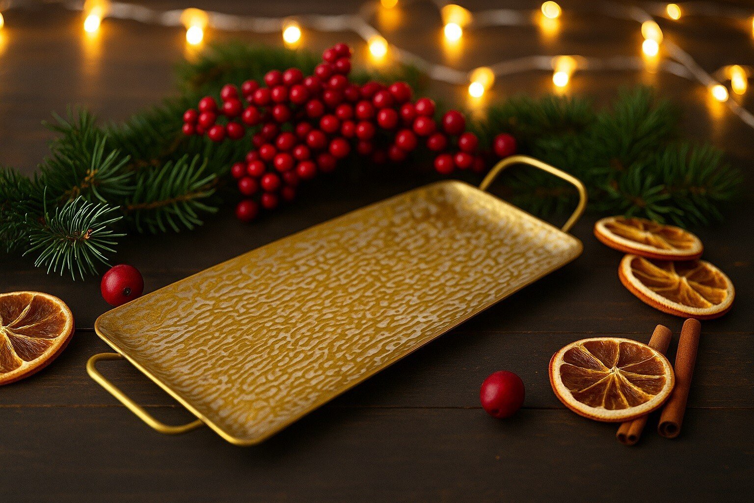 Taca dekoracyjna 47x22x2,5 cm Glow Vintage