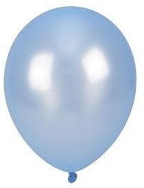 Balony metalizowane niebieskie 25cm 100szt