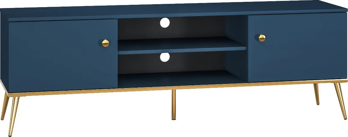 ML Meble Szafka RTV BLU 160 granatowa ML MEBLE