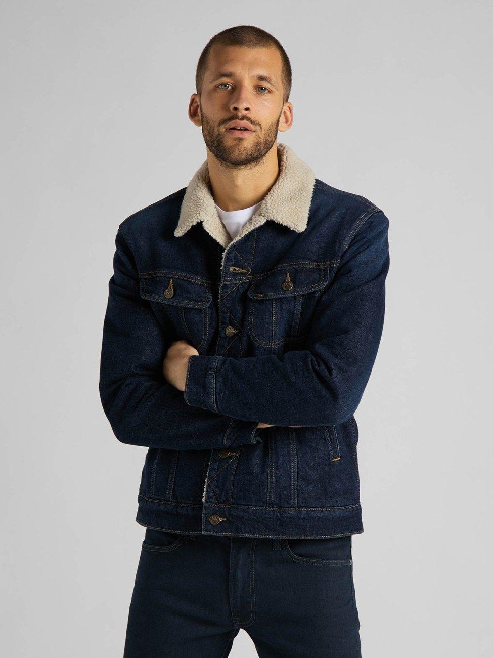 Lee KURTKA MĘSKA LEE SHERPA JACKET DEEP KANSAS L87APLMH M