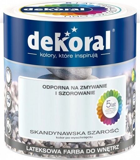 Dekoral AKRYLIT W skandynawska szarość 2.5L (399141 N)