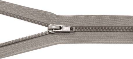 Kacperek Zamek błyskawiczny #5 Rozdzielczy 45cm Jasno Szary 5szt