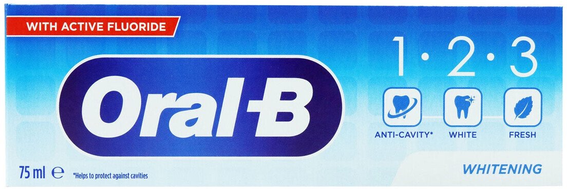 Oral-B 123 Pasta do zębów Whitening 75ml