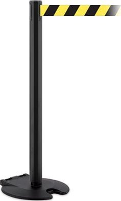 Tensator Pachołek jezdny/słupek Rollabarrier z rozwijaną taśmą odgradzającą, malowany proszkowo (Taśma 2,30m)