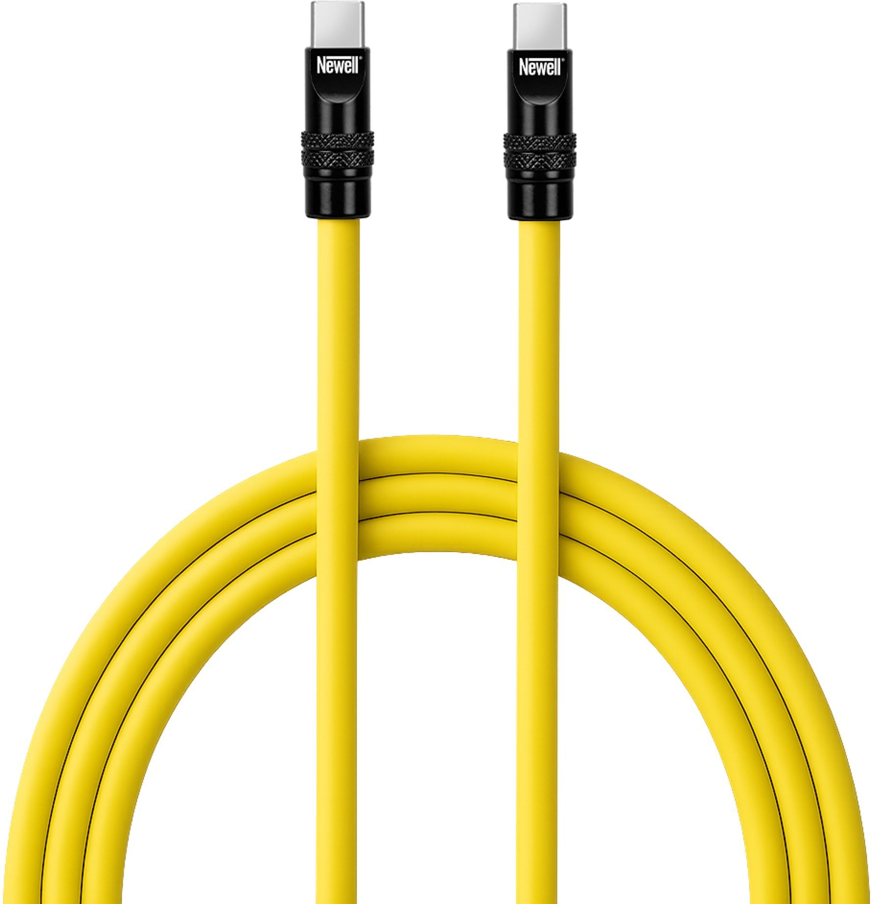 NEWELL NL4987 Kabel USB-C 100 W 2 m silikonowy żółto-czarny