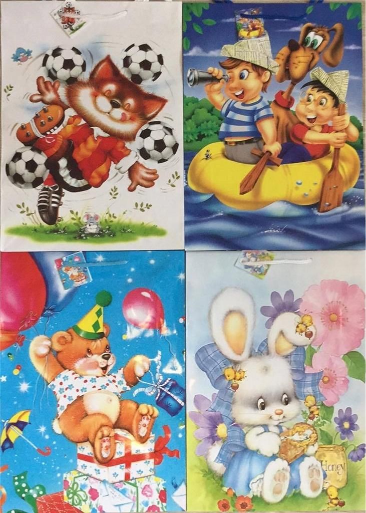 Panorama Torebka ozdobna laminowana PL-9 zestaw 41 dziecięc