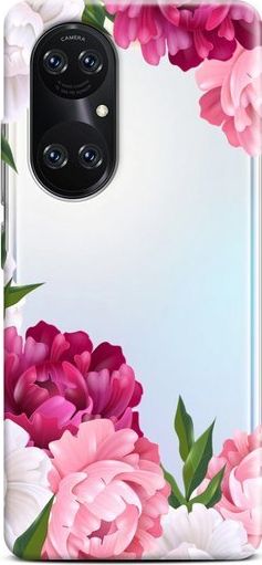 CaseGadget CaseGadget ETUI NADRUK KWIATY ŚWIATA HUAWEI P50 standard