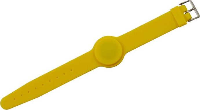 SCOT WB-01YW Opaska silikonowa RFID 125kHz, żółta, zapinana