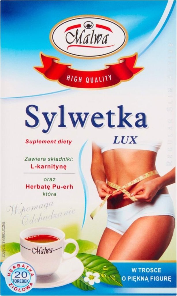 Malwa Malwa Suplement diety herbatka ziołowa sylwetka lux 40 g (20 x 2 g)