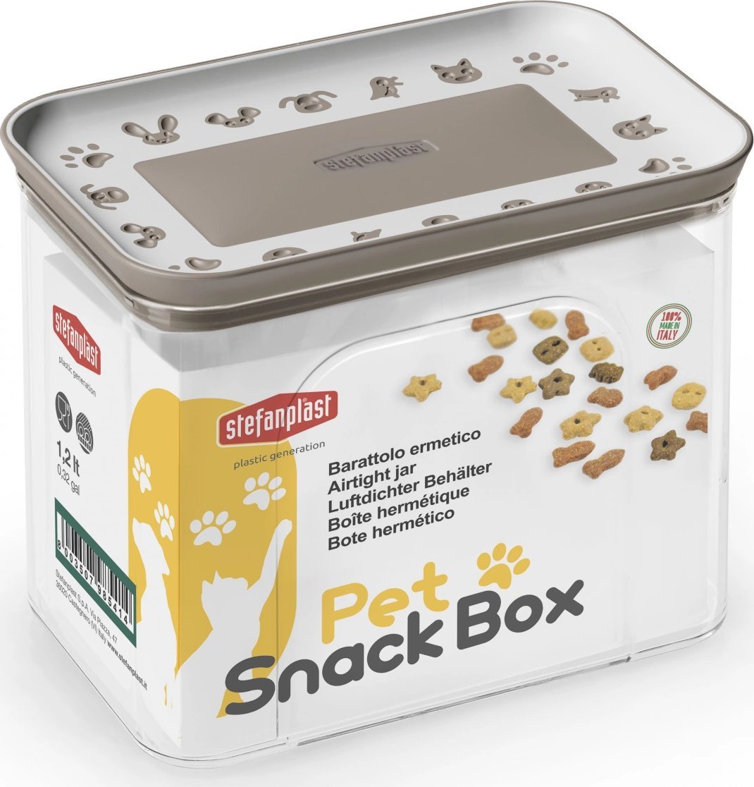 Zolux ZOLUX Pojemnik hermetyczny na przysmaki 1,2 l kol. jasnobrązowy