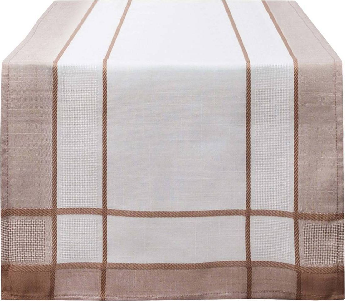 DEKORART Obrus 150 x 300 Stephani wz. 001_ Brąz