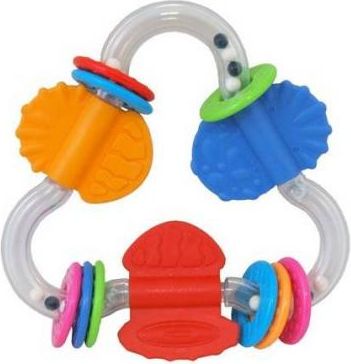 Baby Mix Grzechotka plastikowa trójkąt