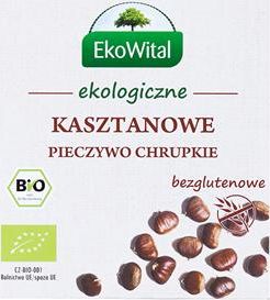 EkoWital Pieczywo chrupkie kasztanowe bezglutenowe BIO 100 g Ekowital