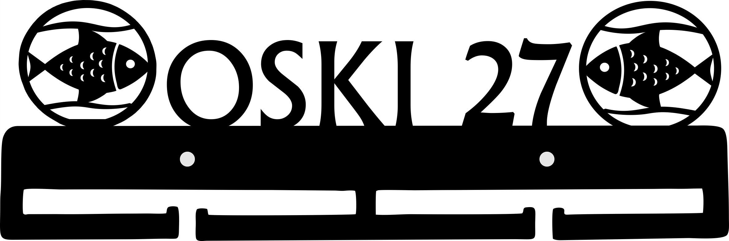 naSciane Wieszak na medale imienny WĘDKARSTWO na prezent