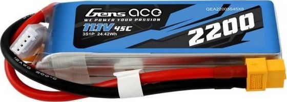 Gens Ace Akumulator Gens Ace 2200mAh 11.1V 45C 3S1P XT60