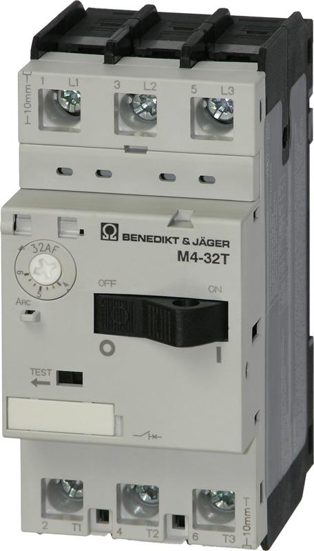 Benedict Wyłacznik silnikowy 11 kW, 18 - 26 A, M4-32T-26, BENEDICT, BE-M4-32T-26-0000.