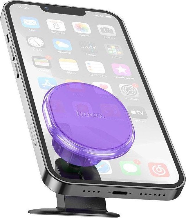 Hoco HOCO uchwyt samochodowy magnetyczny do deski H2 fioletowy