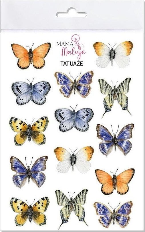 Tatuaże zmywalne Motyle 2