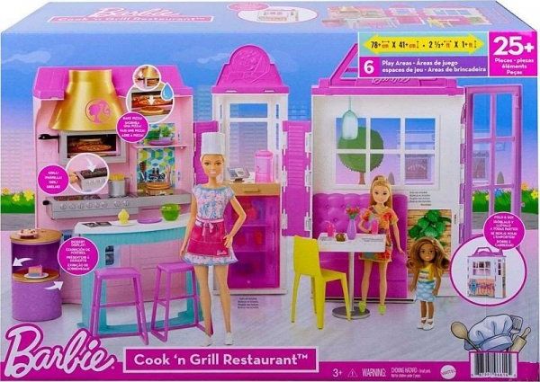 Mattel Barbie Restauracja zestaw (GXY72)
