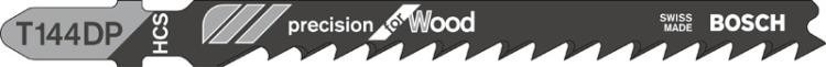 Bosch Brzeszczot do wyrzynarek Precision for Wood 100mm T 144 DP 2608633A35
