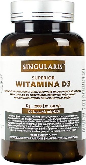 Singularis-Herbs Singularis Witamina D32000j.m 120 kaps