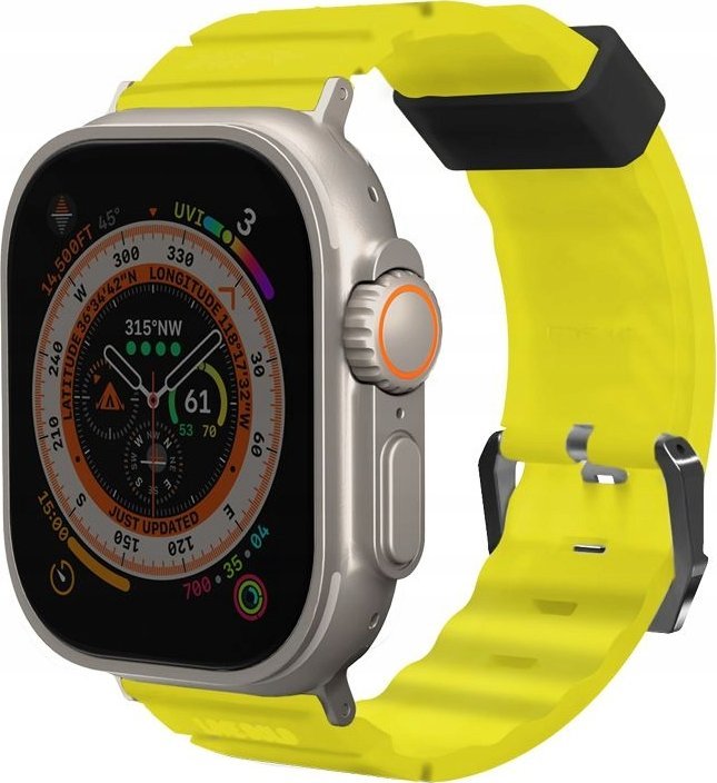 Skinarma pasek Shokku Apple Watch 49/45/44mm żółty/electric yellow