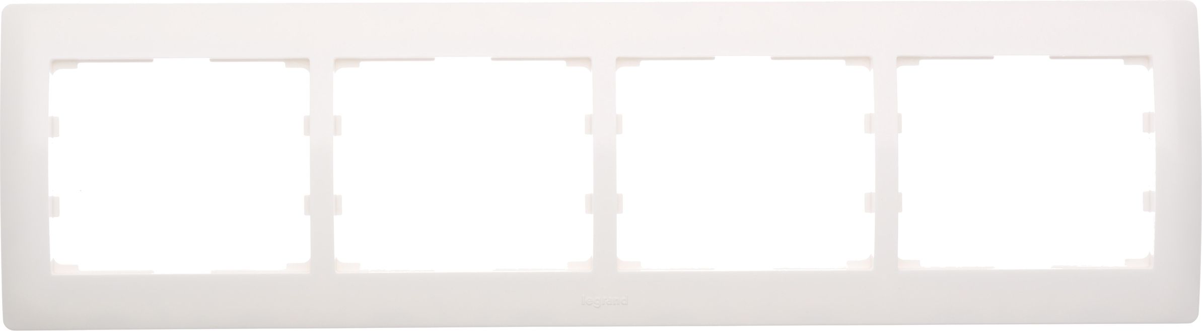Legrand Ramka poczwórna Sistena Life pozioma arctic 771004