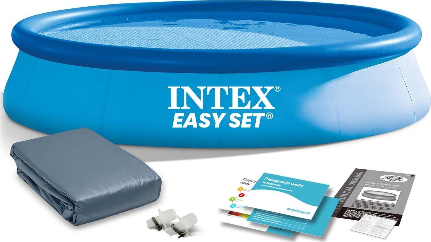 Intex Basen ogrodowy rozporowy, zestaw 2w1, Intex, 366x76 cm