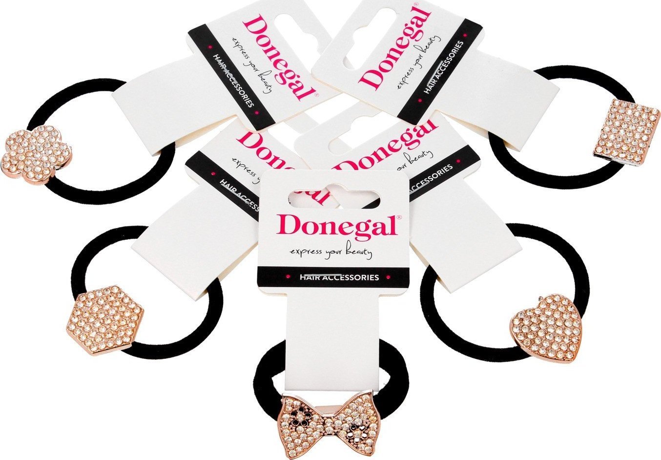 Donegal DONEGAL Gumka do włosów z ozdobą 1szt