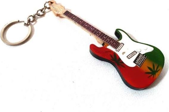 Breloczek Giftdeco Breloczek - gitara Bob Marley z drewna i metalu