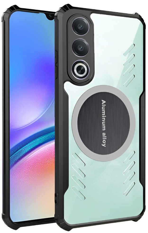 Etui pancerne Supero Corner-X Magsafe do Oppo A80, czarne