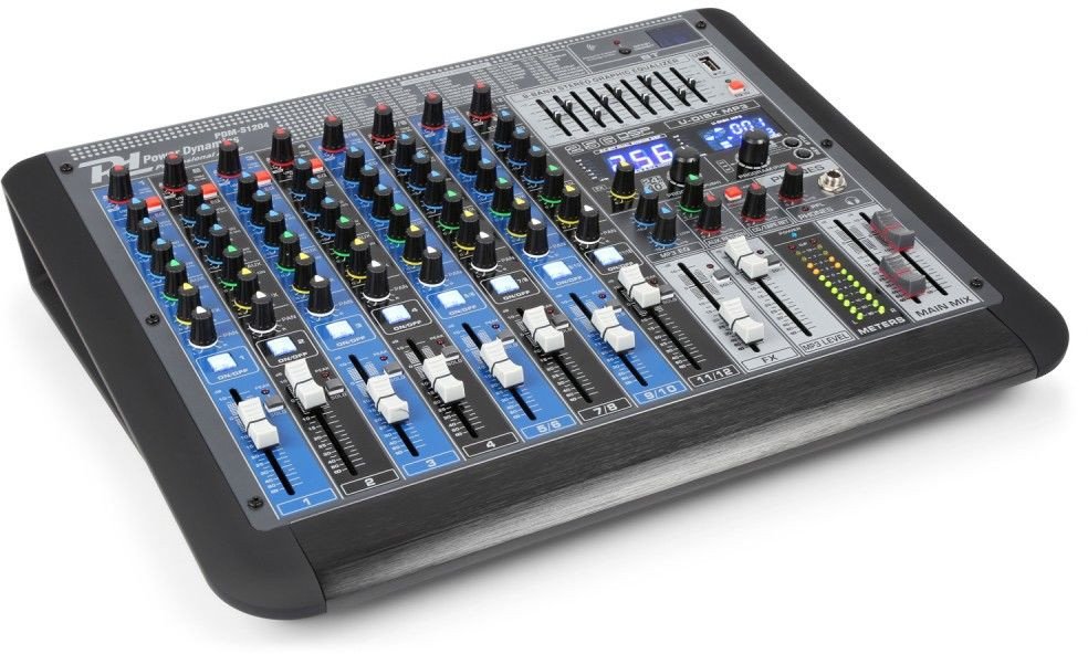 Mikser 12- kanałowy PDM-S1204 Power Dynamics one size